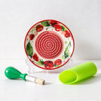 CouldNook Ceramic Grater Plate Set - Fruit Rim