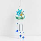CouldNook Coastal Sailboat Wind Chime - Nautical Symbols And Suspended Charms