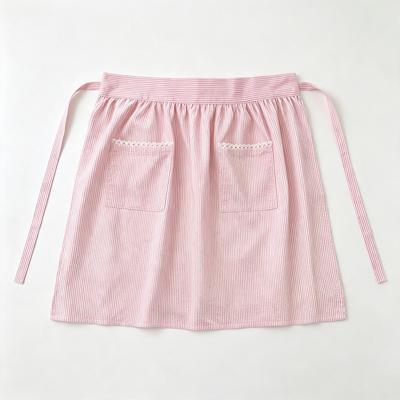 CouldNook Pastel Pocket Apron - Rounded Everyday Waist Layer