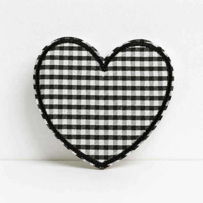 CouldNook Gingham Character Patch - Fruit Animal and Shape Designs