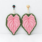 CouldNook Leaf Hand Towel - Heart Outline and Raised Veins