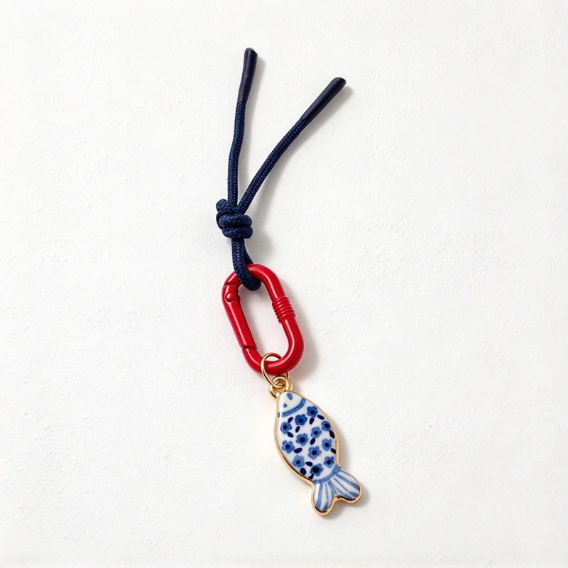 CouldNook Coastal Bag Charm - Knotted Cord and Clip