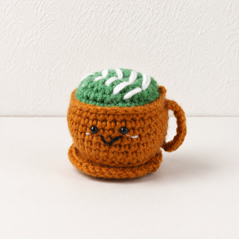 CouldNook Yarn Drink Cup Ornament - Assorted Topping Details