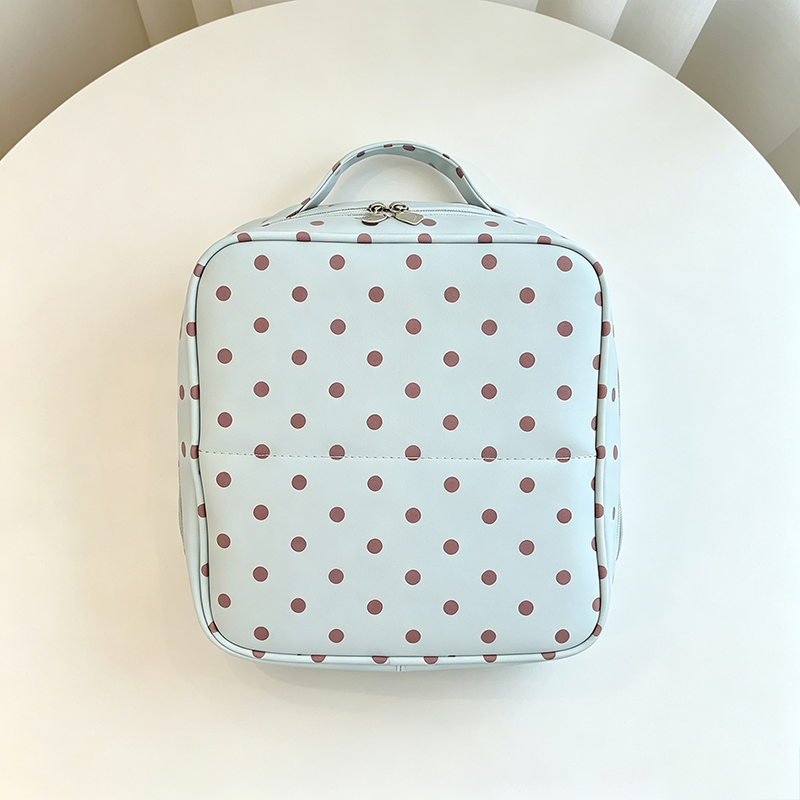 CouldNook Dot Pattern Cosmetic Bag - Vanity Storage Accent