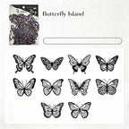 CouldNook Butterfly Sticker Material Kit - Iridescent Wing Designs