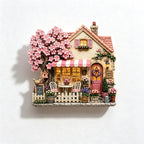 CouldNook Miniature House Fridge Magnet - Raised Shopfront and Cottage Scenes