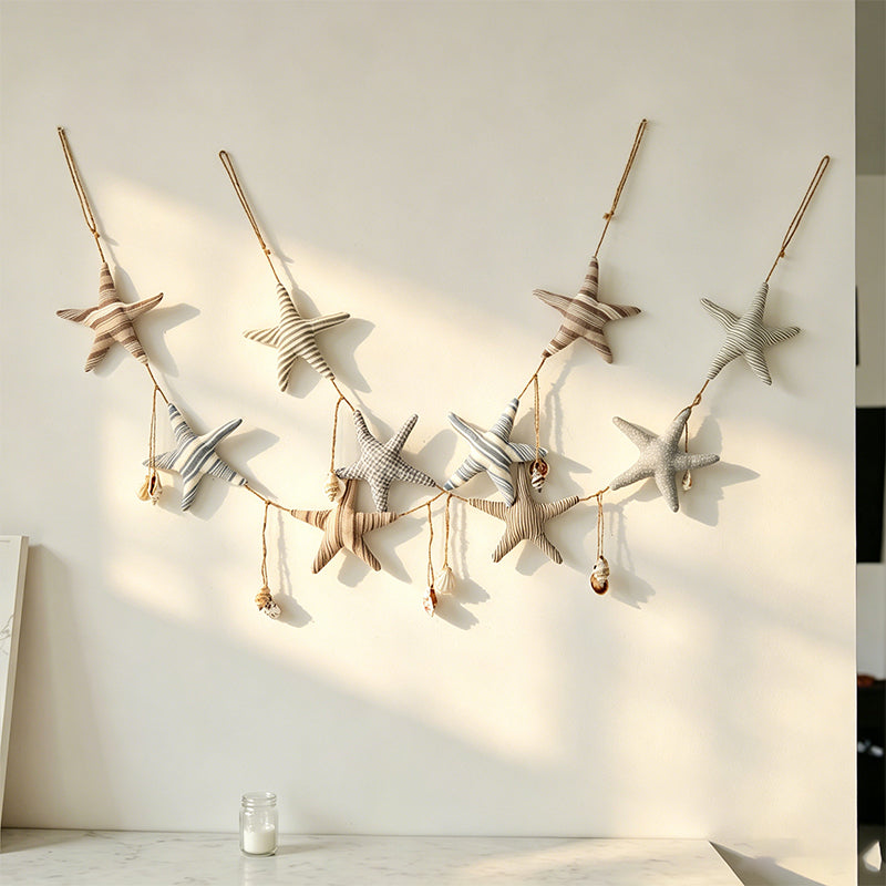 CouldNook 5-piece starfish Hanging - Five-Unit Coastal Ornament