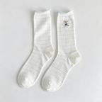 CouldNook Spring Floral Crew Socks - Cozy Wardrobe Accent