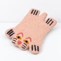 CouldNook Felted Animal Coaster - Sculpted Character Shapes Accent