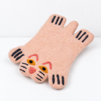 CouldNook Felted Animal Coaster - Sculpted Character Shapes Accent