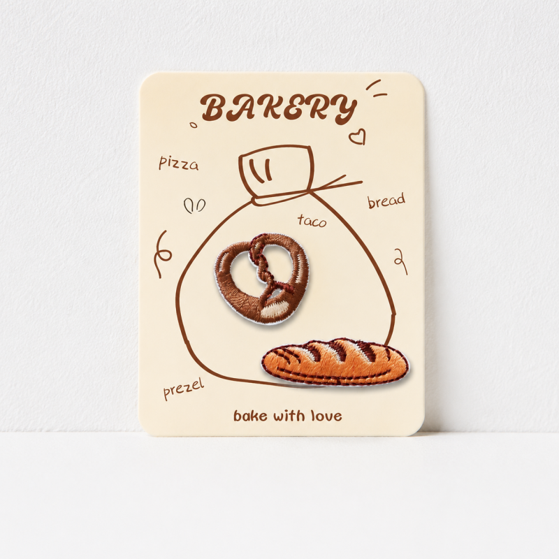 CouldNook Mini Bakery Patch - Bread Cake and Drink Designs