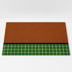 CouldNook Printed Entrance Mat - Dotted and Geometric Patterns