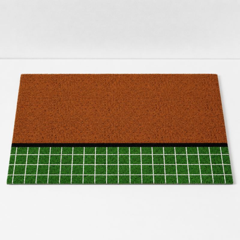 CouldNook Printed Entrance Mat - Dotted and Geometric Patterns