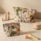 CouldNook Vintage Floral Makeup Pouch - Vanity Storage Accent