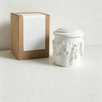 CouldNook Relief Vessel Scented Candle - Architectural And Angel Inspired Details