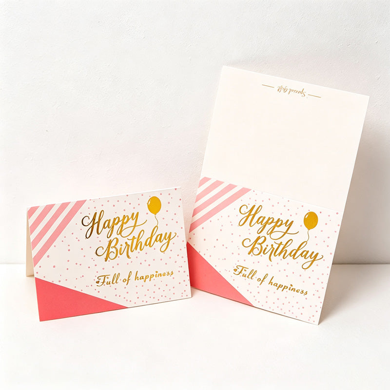 CouldNook Birthday Greeting Card - Pastel Foil Message Designs