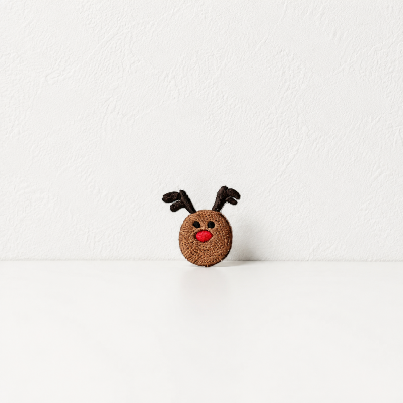 CouldNook Christmas Embroidered Patch - Snowman Tree and Holiday Motifs