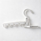 CouldNook Folding Hanger Organizer - Five Slots and Rotating Upper Hook