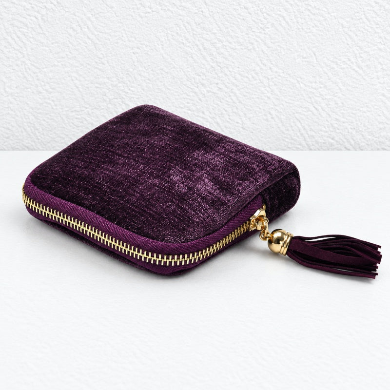 CouldNook Jewelry Pouch - Layered Interior and Tassel Zip Detail