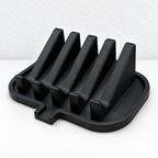 CouldNook Silicone Soap Tray - Five Sloping Ridges and Front Drainage Channel
