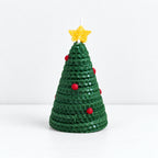 CouldNook Knitted Look Christmas Candle - Tree Hat Collection