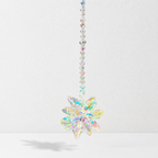 CouldNook Crystal Prism Suncatcher Ornament - Snowflake and Heart Shapes