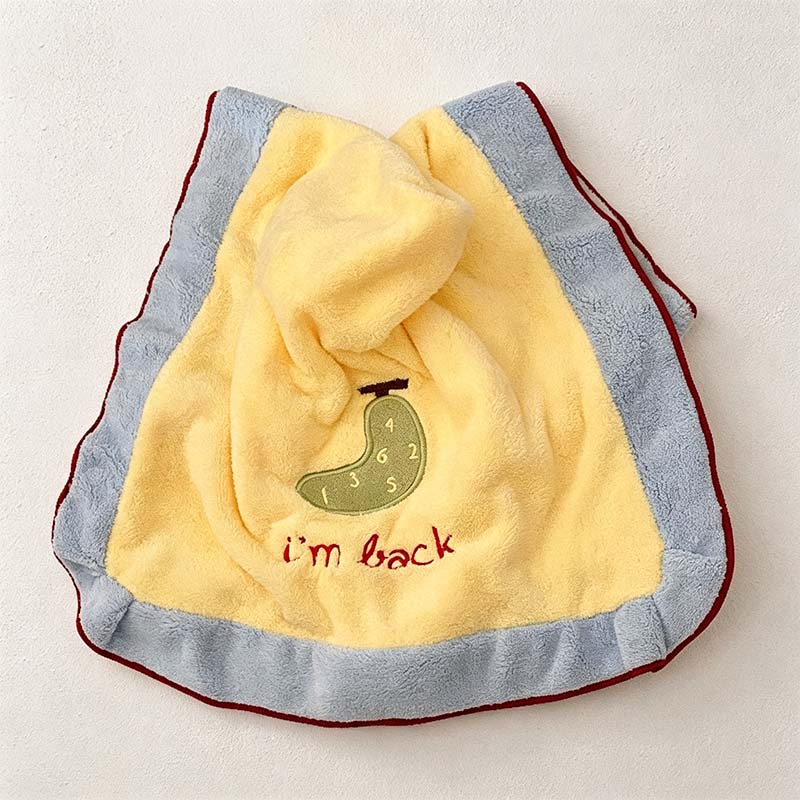 CouldNook Fruit Motif Towel Collection - Contrasting Borders And Embroidery