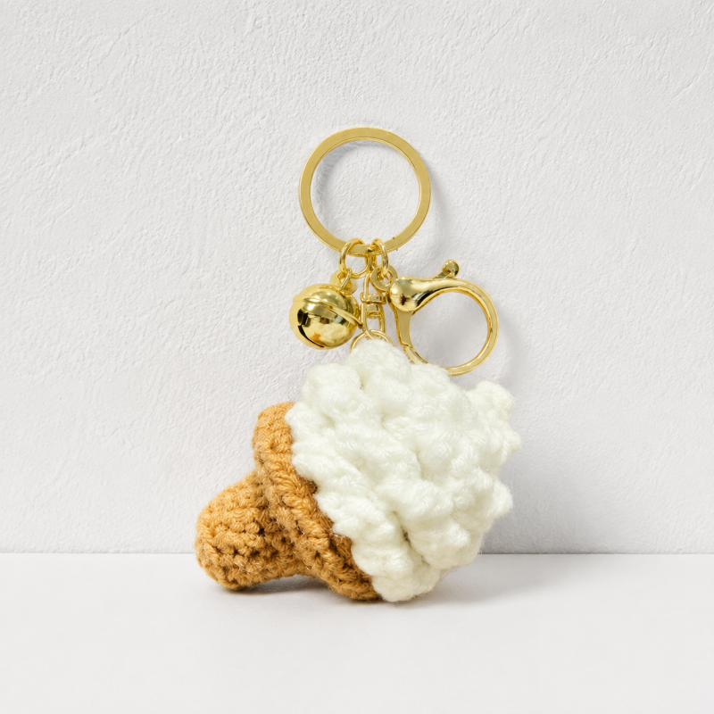 CouldNook Fast Food Keychain - Burger and Fries Shapes