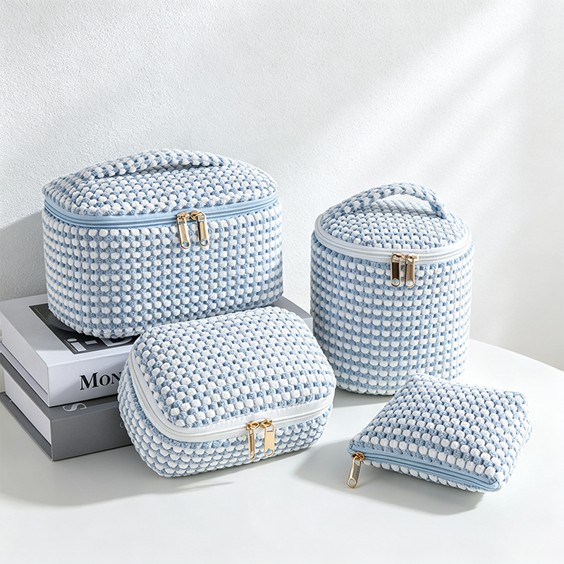 CouldNook Corduroy Cosmetic Bag - Vanity Storage Accent