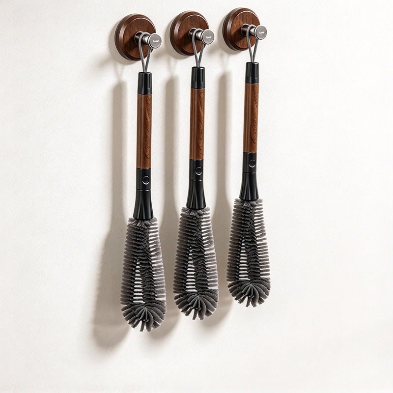CouldNook Cup Brush - Woodgrain Handle And Detachable Slim Brush