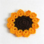 CouldNook Yarn Character Coaster - Seven Animal and Flower Shapes
