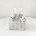 CouldNook Floral Drawstring Tissue Box - Petite Shelf Pouch