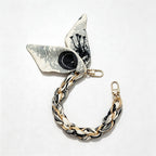 CouldNook Graphic Phone Wrist Strap - Monochrome Braided Scarf Loop