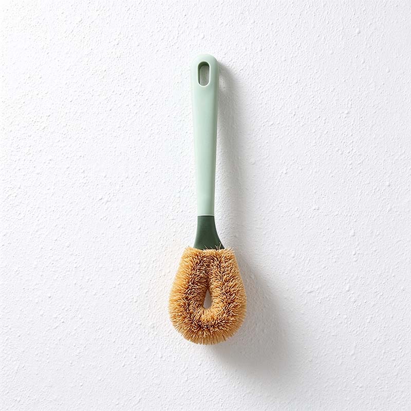 CouldNook Coir Pot Brush - Looped Head Long Handle