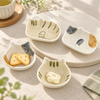 CouldNook Cat Dipping Dish - Head and Reclining Shapes