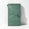 CloudNook 3-in-1 Embossed Floral A6 Notebook‑Refillable Vintage Journal