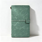 CloudNook 3-in-1 Embossed Floral A6 Notebook‑Refillable Vintage Journal