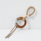 CouldNook Braided Seed Chime Cord - Wood Ring and Loop