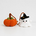 Black‑Hat Ghost Pumpkin