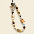 CouldNook Mixed Motif Beaded Phone Charm - Loop Cord Attachment
