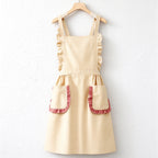 CouldNook Cotton Cooking Apron - Check and Stripe Styles
