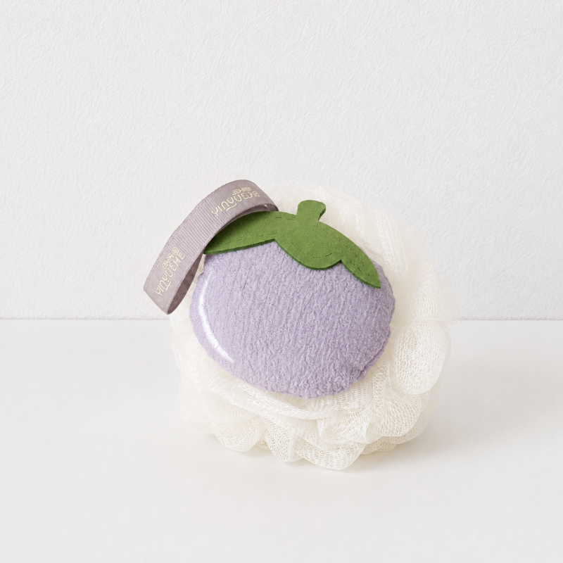 CouldNook Fruit Shaped Mesh Bath Loofah - Hanging Loop