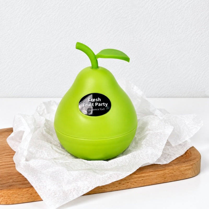 CouldNook Pear Gel Air Freshener - Green Leaf Top