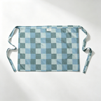 CouldNook Checked Half Apron - Waist Kitchen Accent