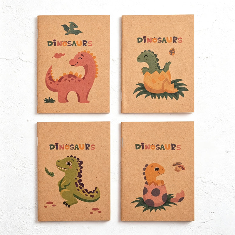 CouldNook Mini Notebook - Paper Covers and Assorted Cartoon Character Illustrations