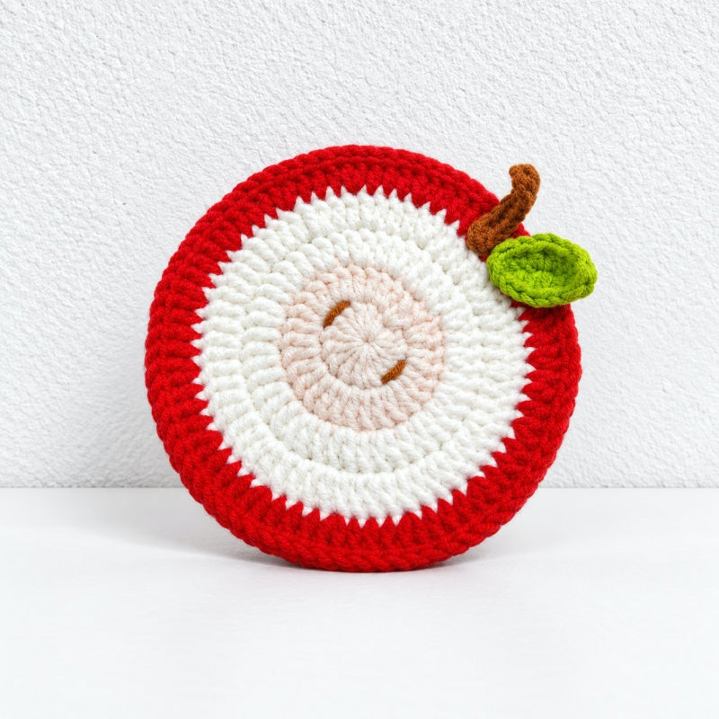 CouldNook Yarn Coaster - Animal Faces and Fringed Tabletop Motifs