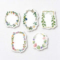 CouldNook Floral Memo Paper Pack - Shaped Borders And Embossed Texture