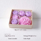 CouldNook Peony Scented Candle Set - Sculpted Floral Gift