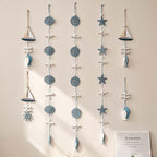 CouldNook Nautical Wood Wall Hanging - Fish Shell Sailboat Designs