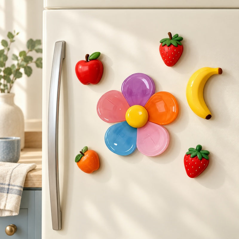 CouldNook Flower Magnetic Bag Clip - Rotating Petal Design